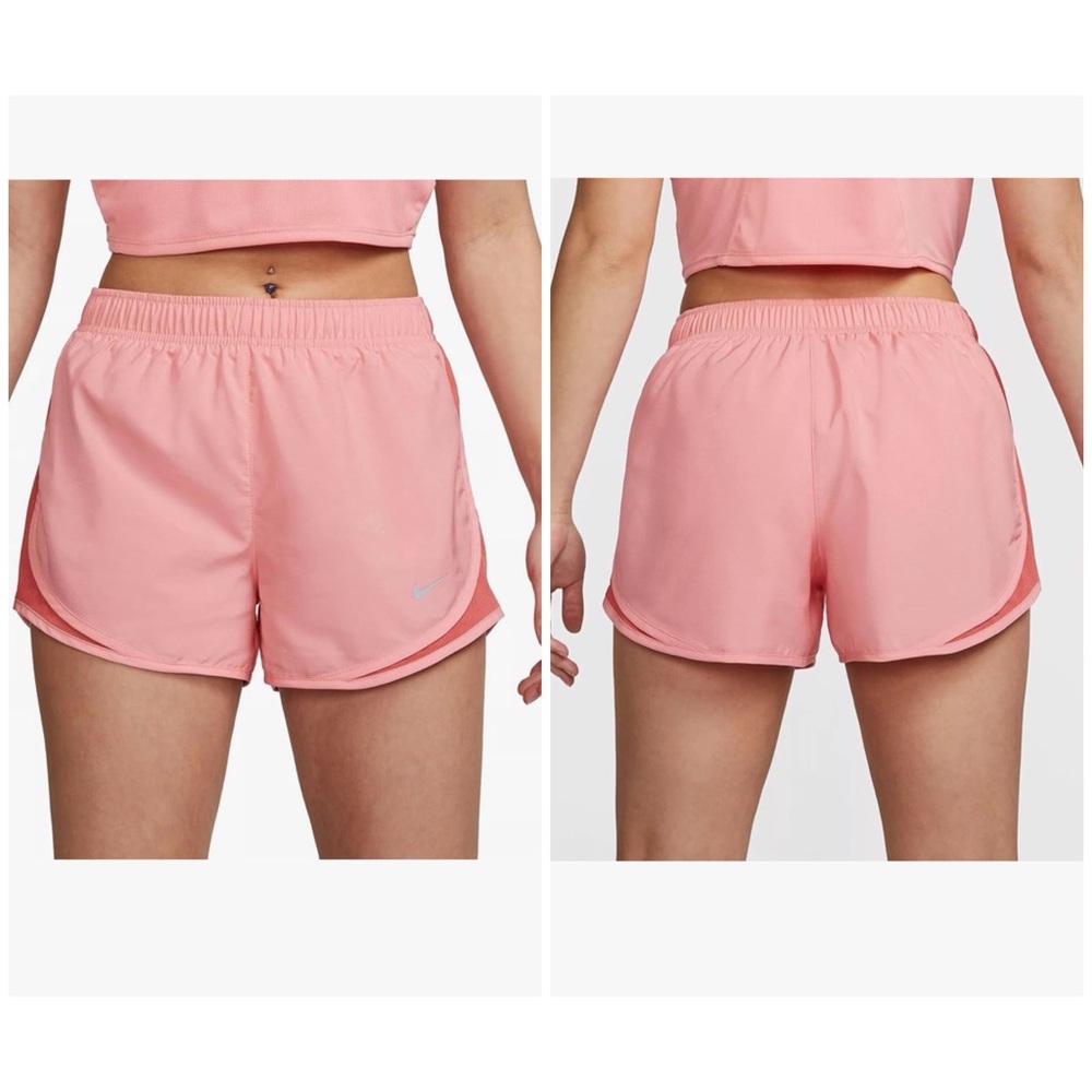 Nike Dri-FIT Tempo Mid Rise Pink Athletic Shorts Lightweight Breathable Small
